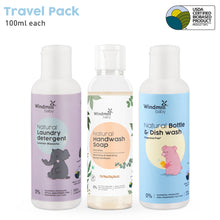 Load image into Gallery viewer, Natural Cleaning Travel Essentials Pack
