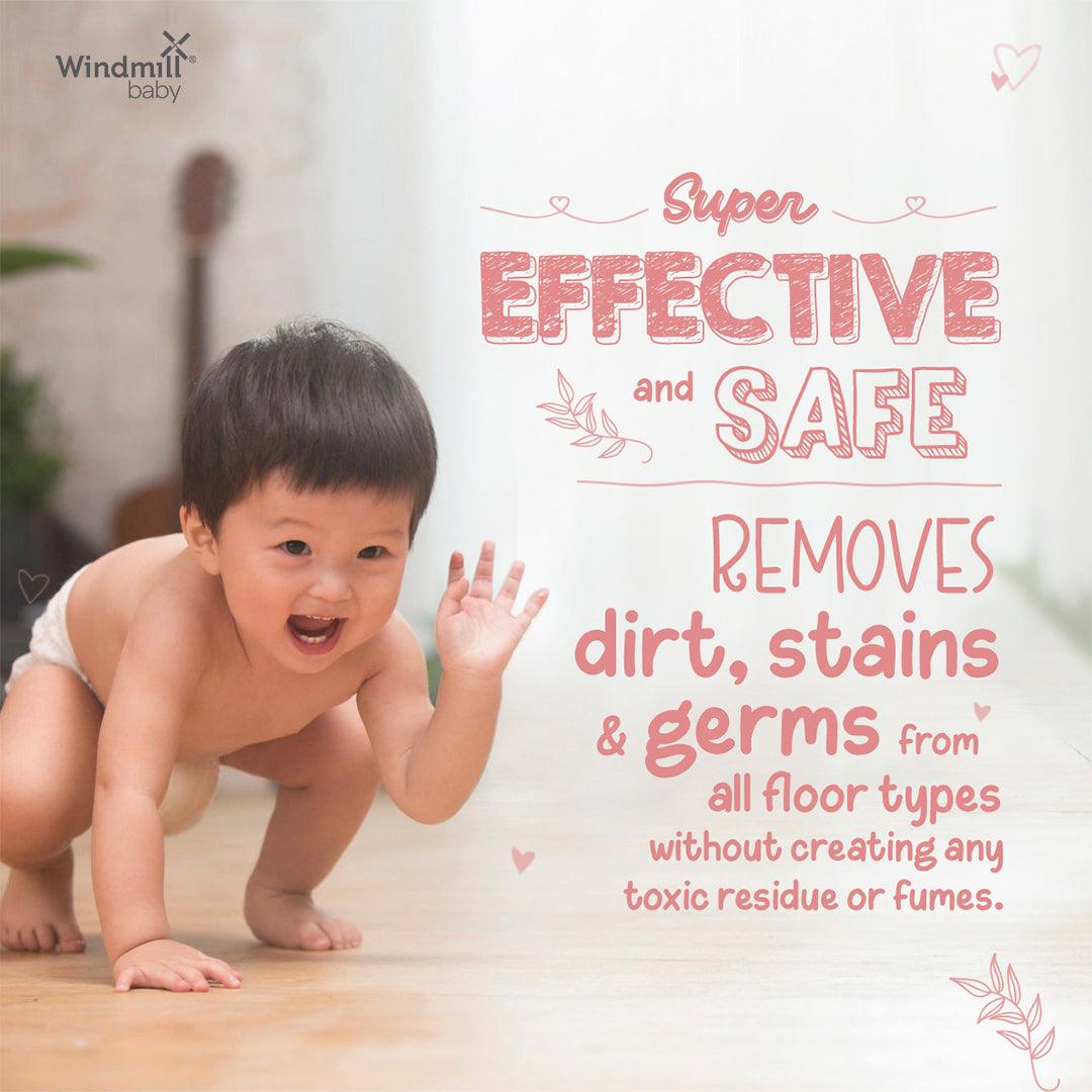 Natural Child and Pet Friendly Floor Cleaner Citrus Fresh - Pack of 2 - Windmill Baby