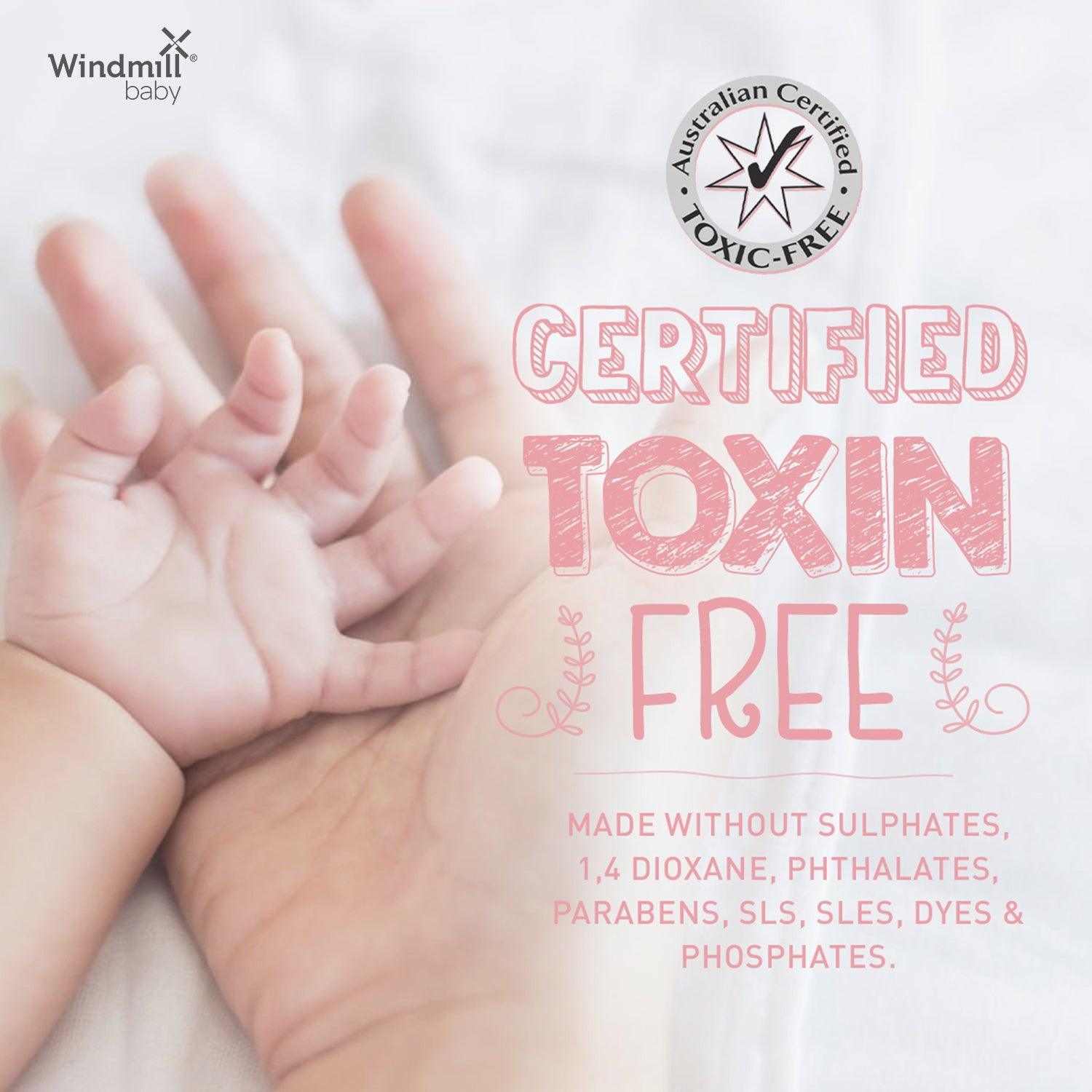 Natural Baby Feeding Bottle Cleaning Liquid - Refill Pack of 2 - Windmill Baby