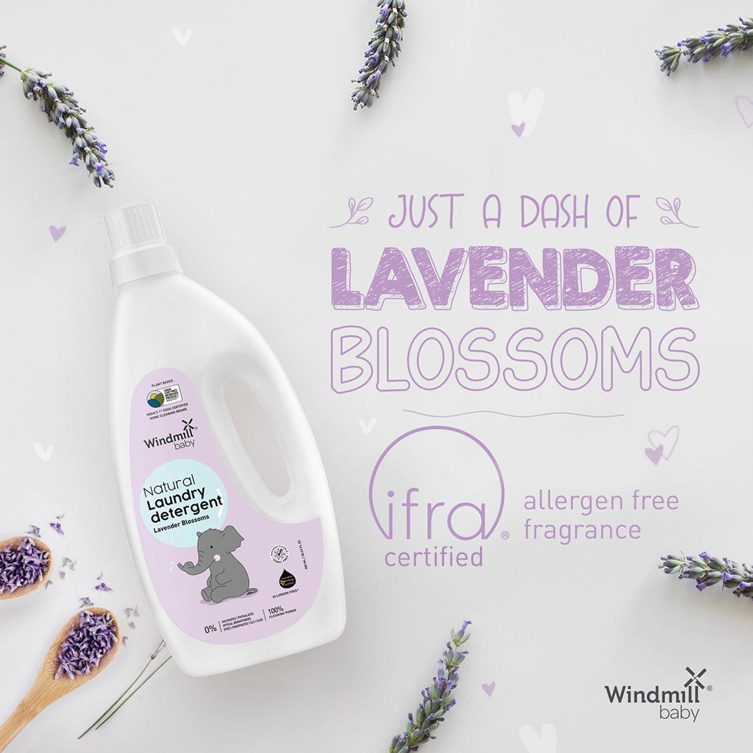 Natural Baby Laundry Detergent - Lavender Blossoms - Windmill Baby