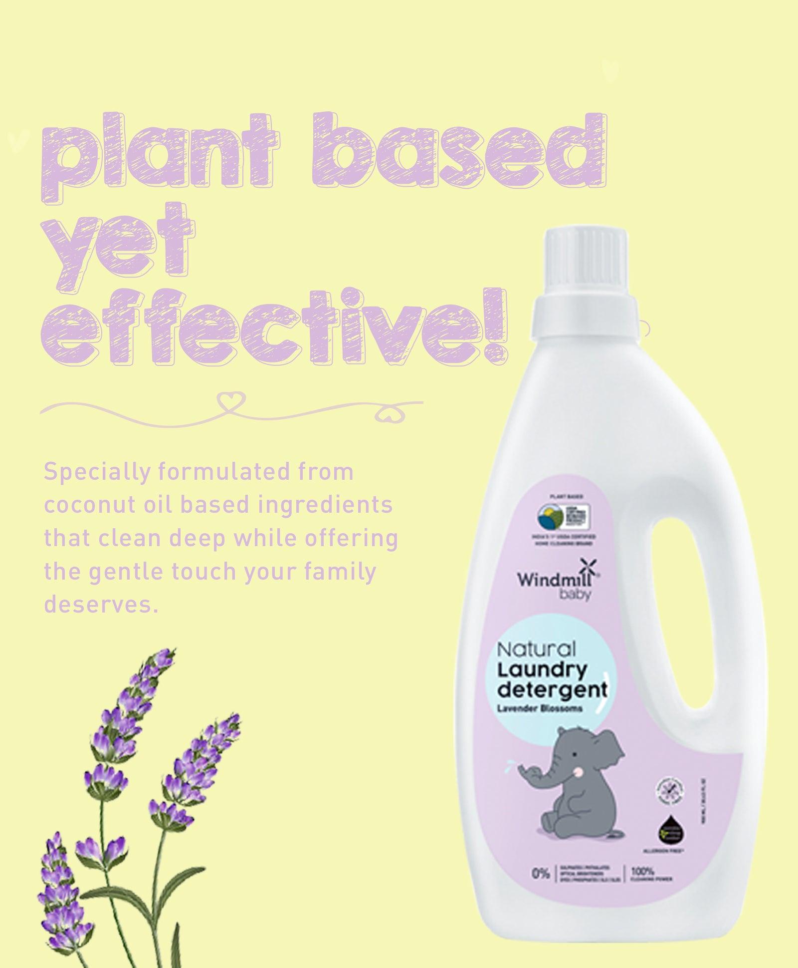 Natural Baby Laundry Detergent - Lavender Blossoms - Windmill Baby