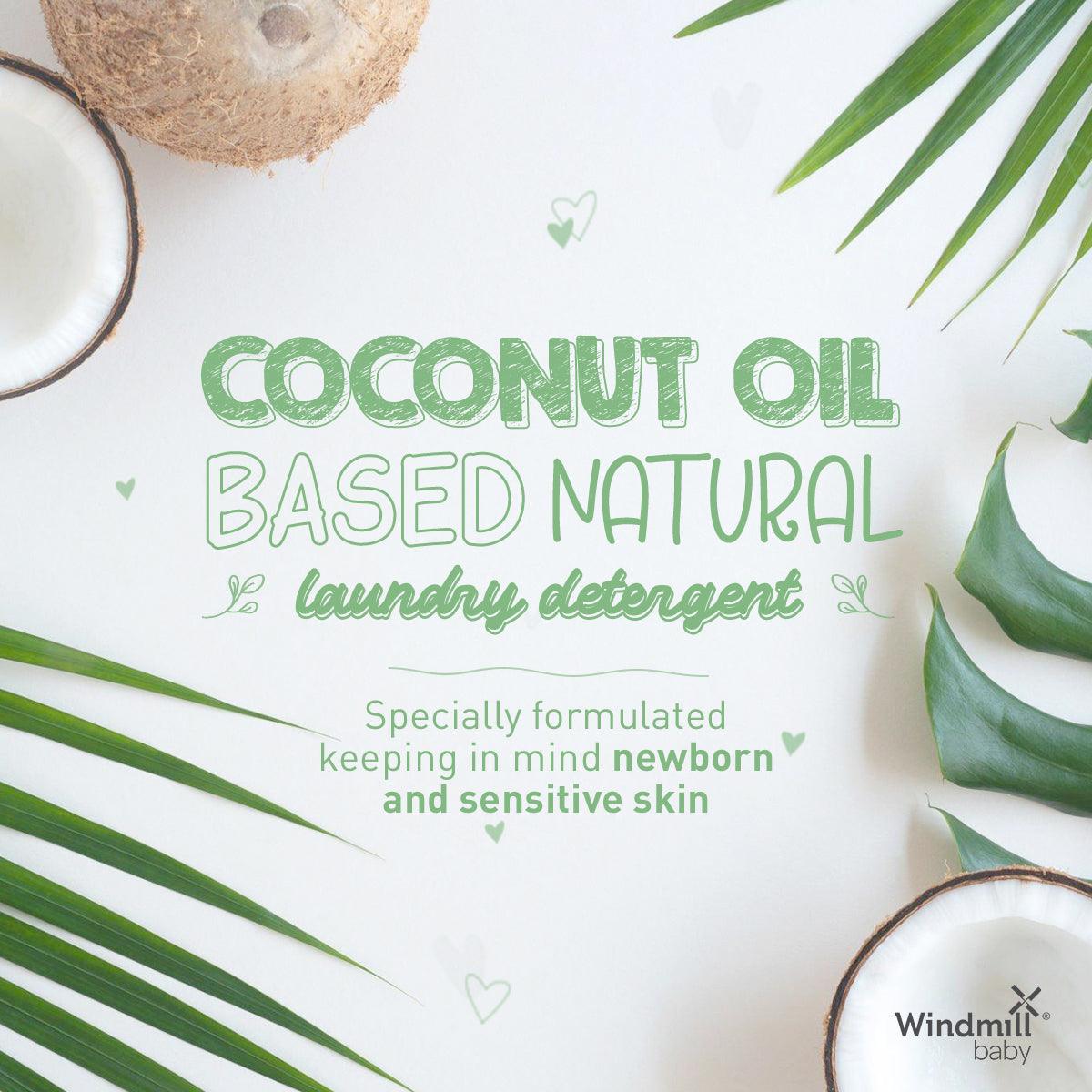 Natural Baby Laundry Detergent Fragrance Free - 2ltr - Windmill Baby