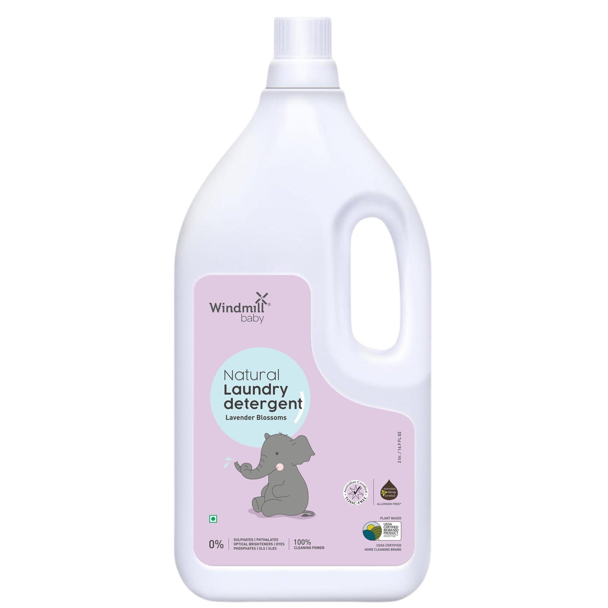 Natural Gentle Baby Laundry Detergent Lavender Blossoms - 2 ltr - Windmill Baby