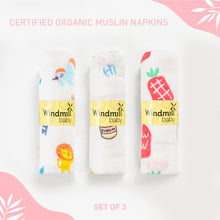 Load image into Gallery viewer, Organic Muslin Napkins
