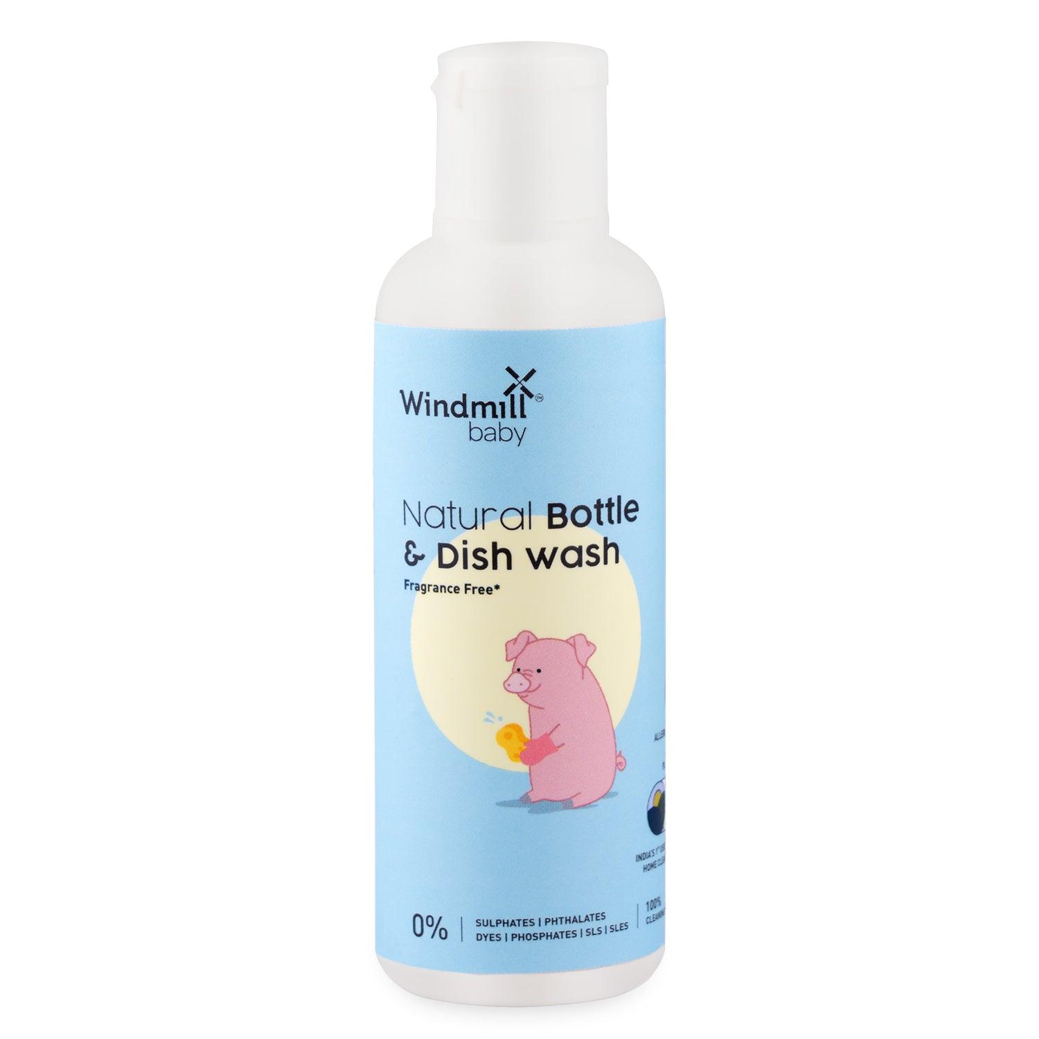 Natural Baby Bottle Cleaning Liquid - 175ml - Windmill Baby
