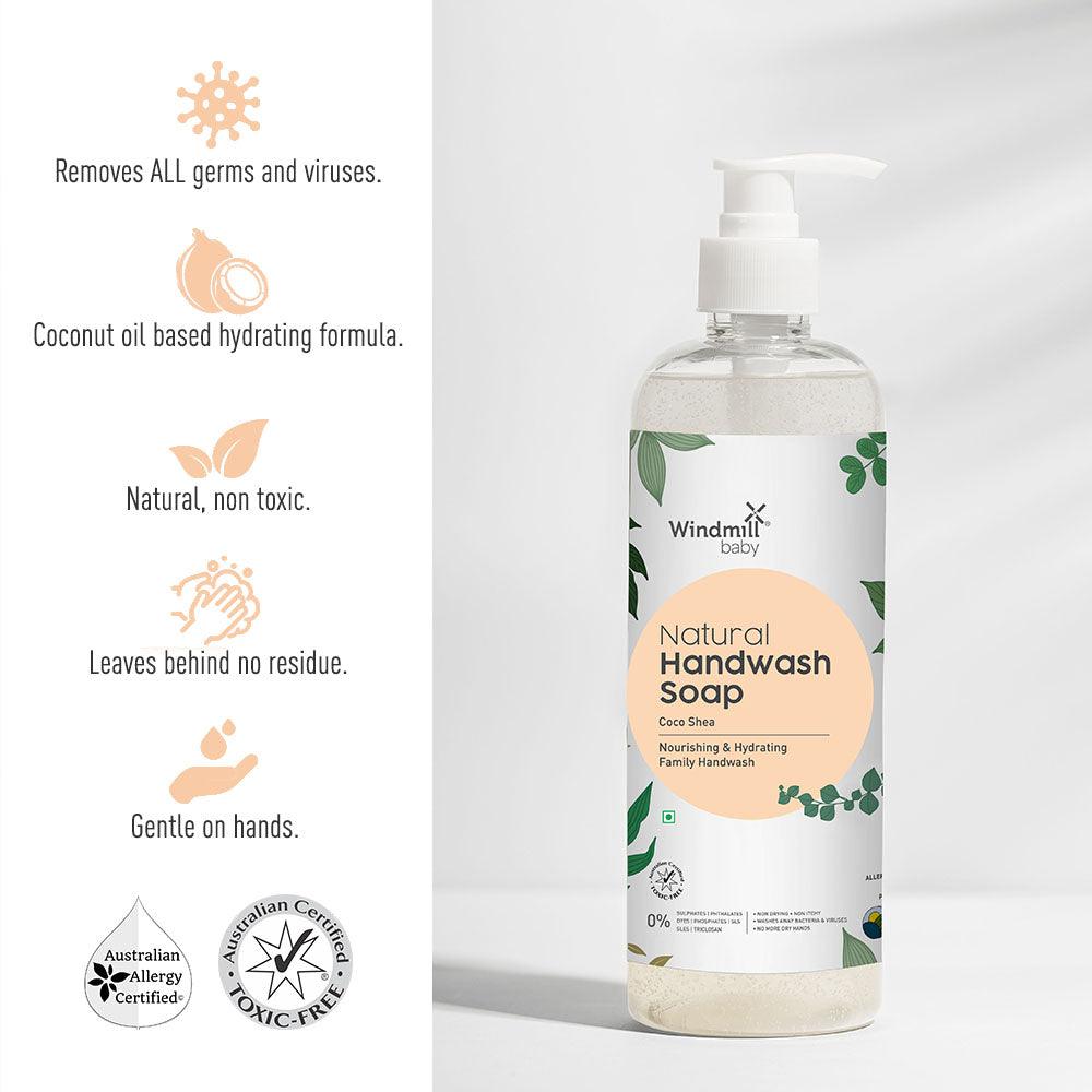 Natural Handwash Liquid Soap Coco Shea - Windmill Baby