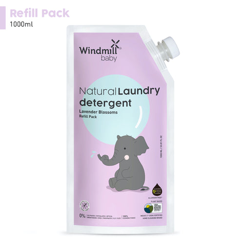 Natural Laundry Detergent Lavender Blossoms 1 ltr Refill