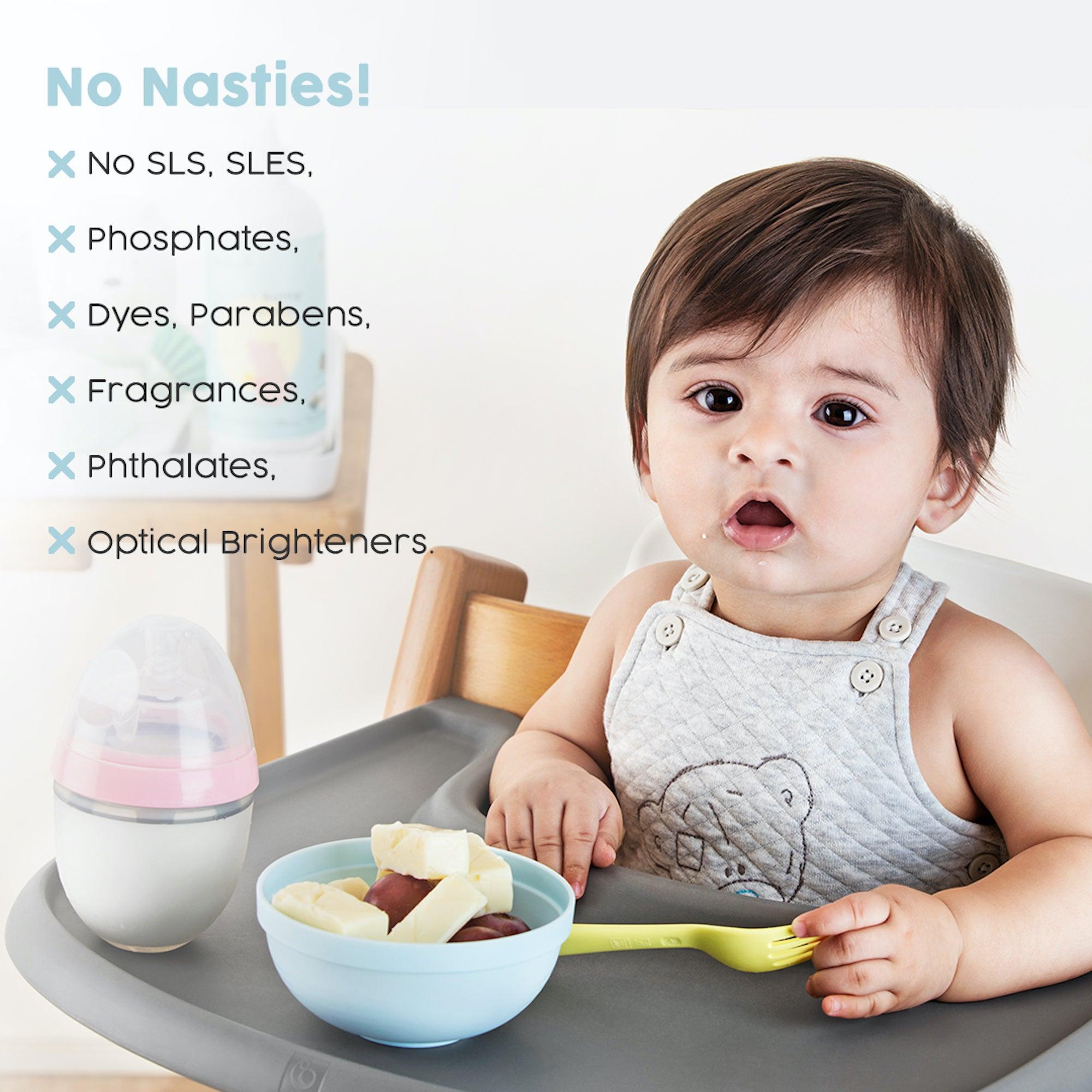 Natural Baby Feeding Bottle Cleaning Liquid - Refill Pack of 2 - Windmill Baby