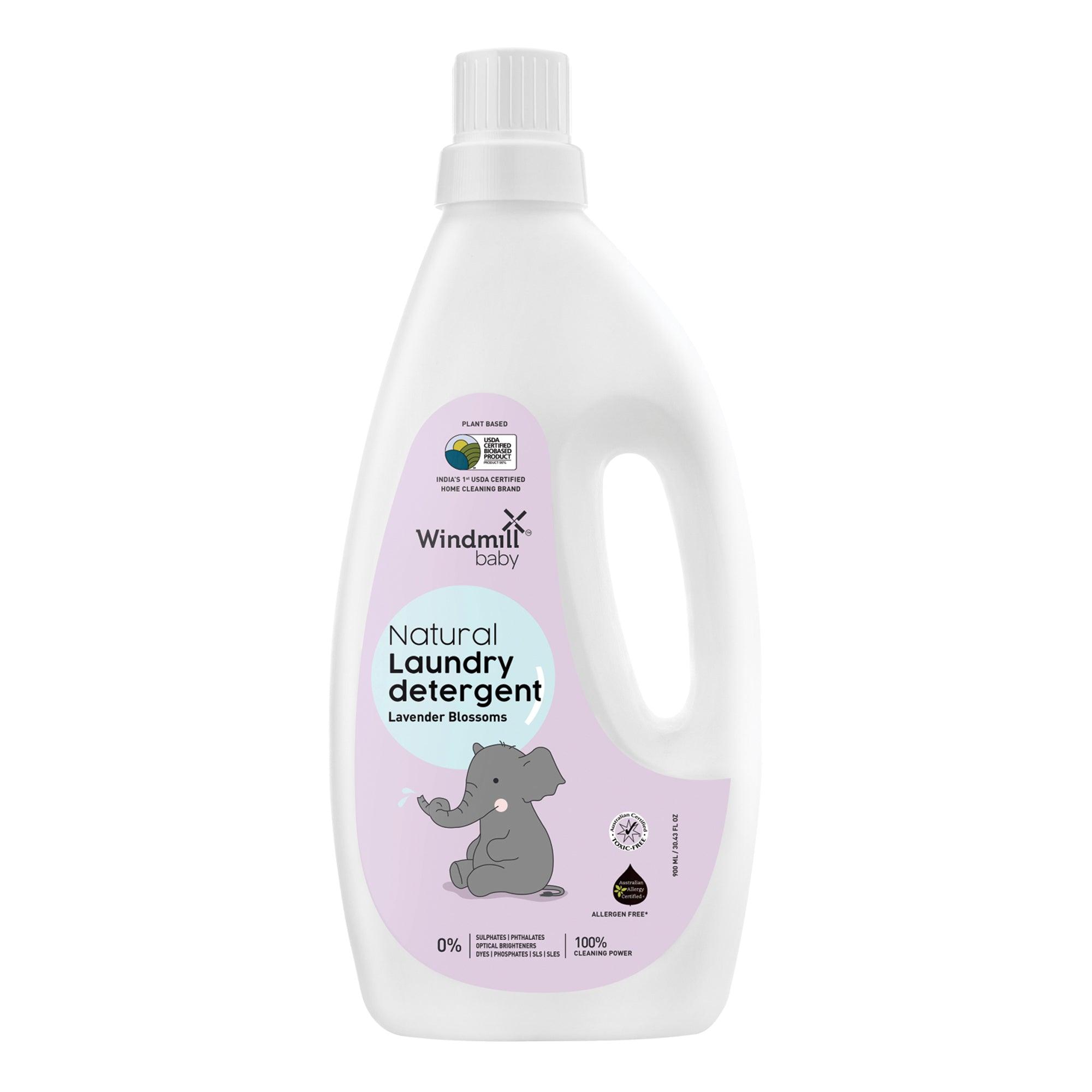 Natural Baby Laundry Detergent - Lavender Blossoms - Windmill Baby