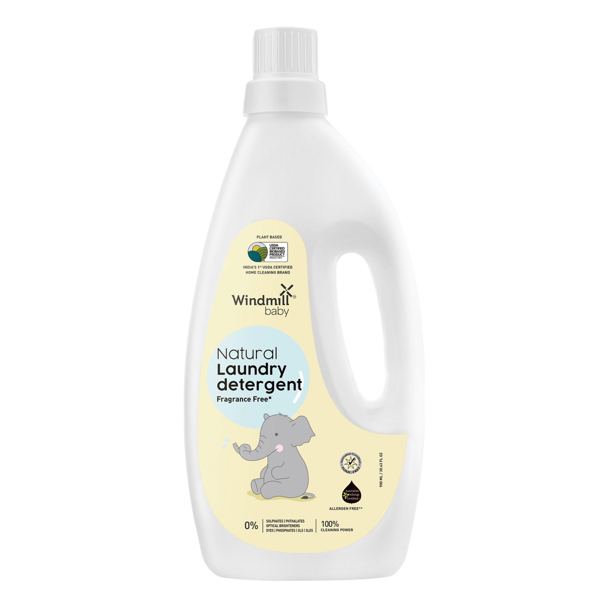 Natural Baby Laundry Detergent Fragrance Free - Windmill Baby